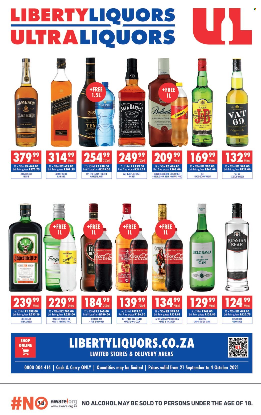Liberty Liquors specials - 21/09/2021 - 04/10/2021. Page 1
