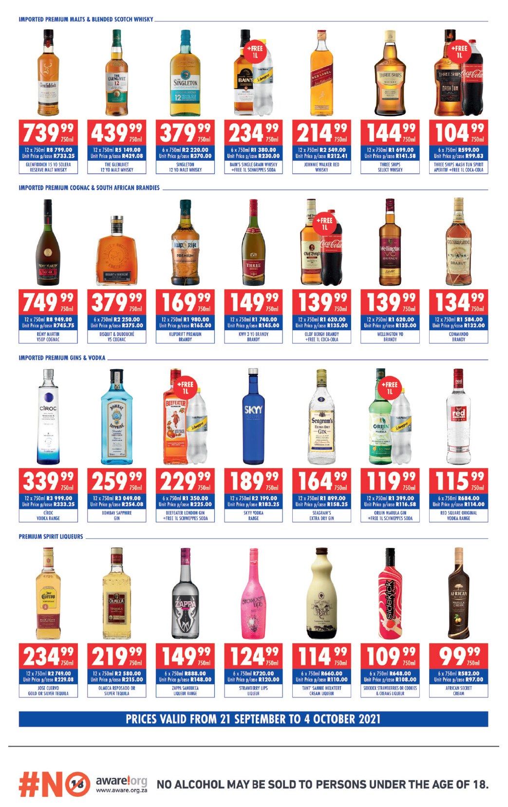 Ultra Liquors specials - 21/09/2021 - 04/10/2021. Page 2