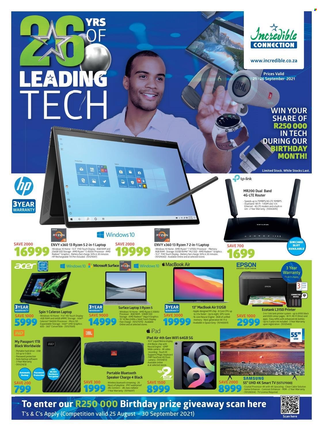 Incredible Connection specials - 21/09/2021 - 26/09/2021. Page 1