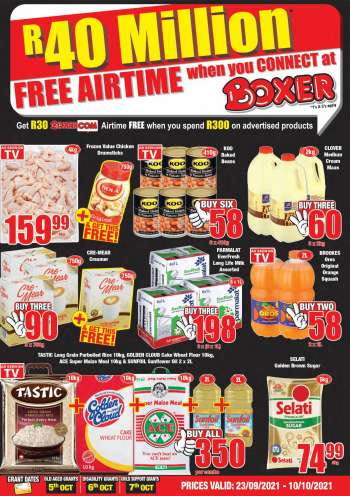 Boxer catalogue  - 23/09/2021 - 10/10/2021.