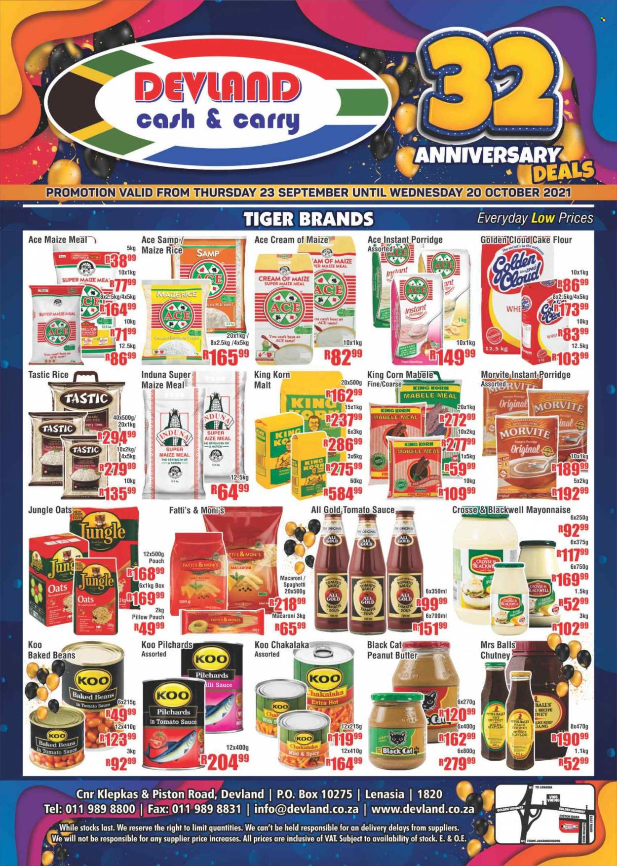 Devland specials - 23/09/2021 - 20/10/2021. Page 1