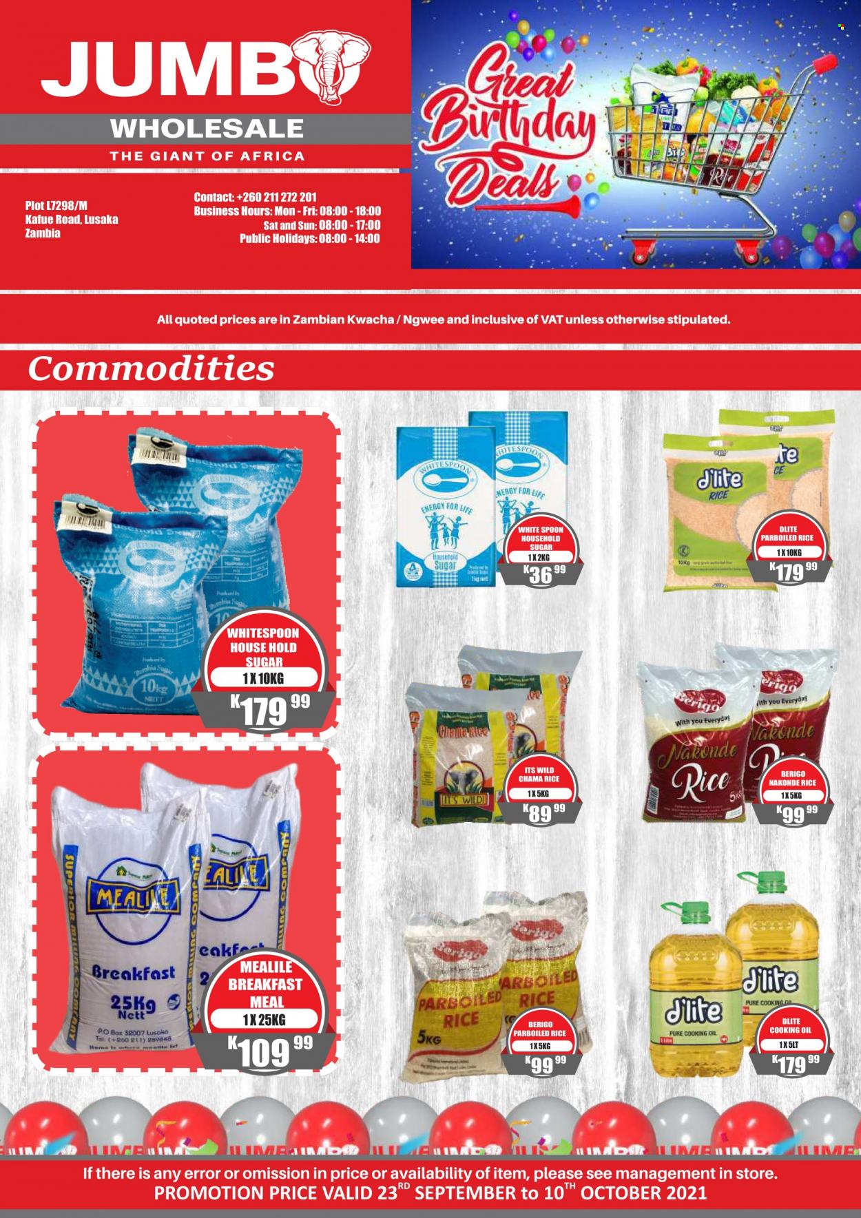 Jumbo Cash & Carry specials - 23/09/2021 - 10/10/2021. Page 1