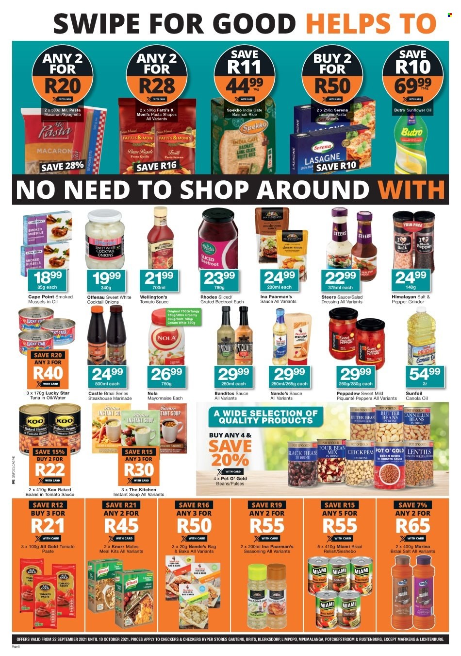 Checkers specials - 22/09/2021 - 10/10/2021. Page 8