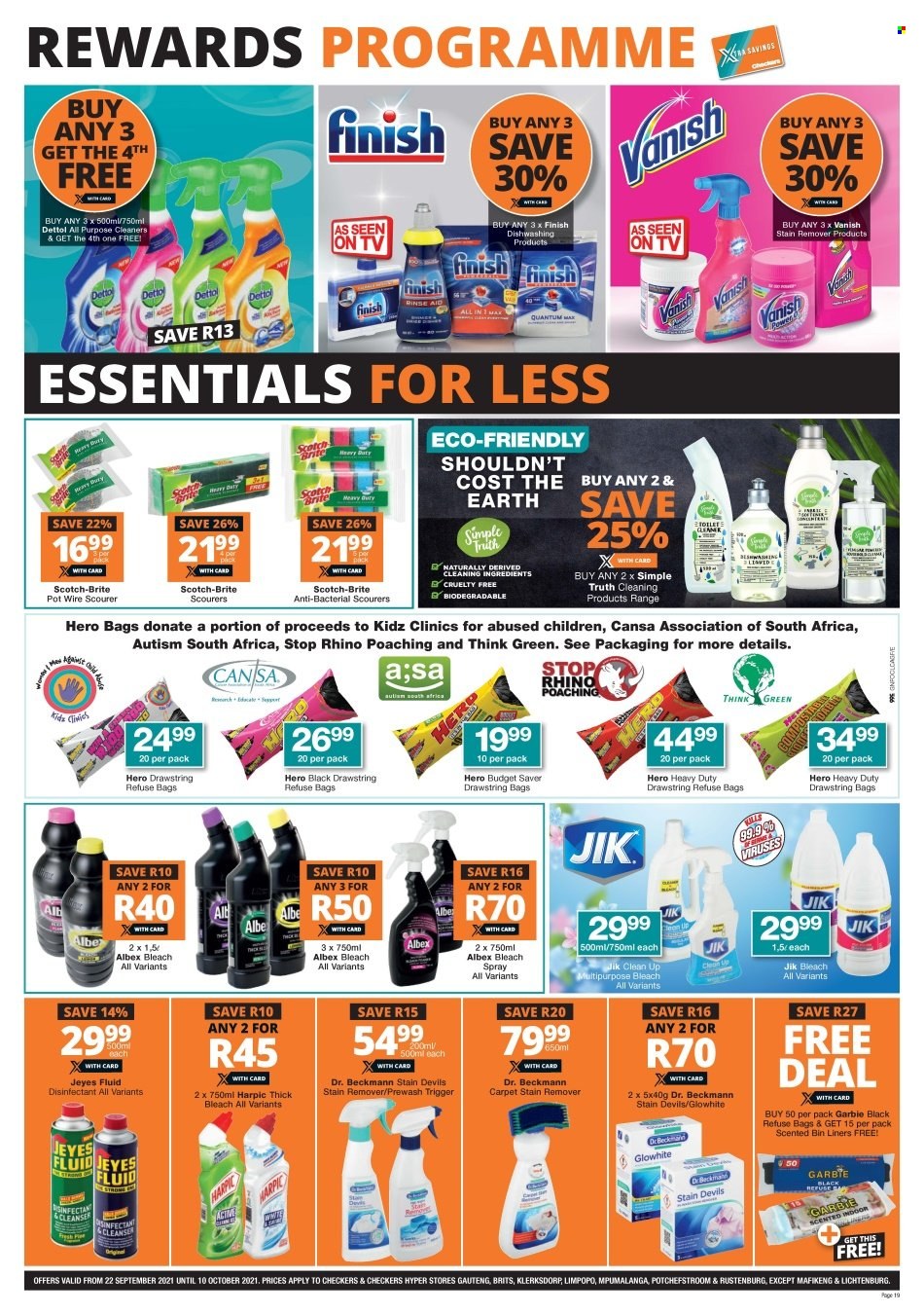 Checkers specials - 22/09/2021 - 10/10/2021. Page 19