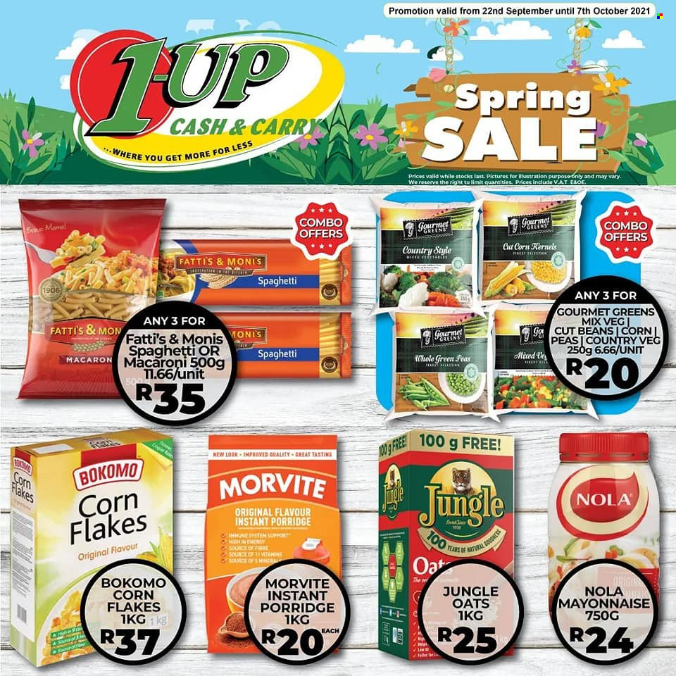 1UP Cash & Carry specials - 22/09/2021 - 07/10/2021. Page 1