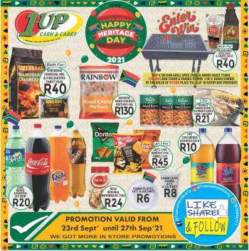 1UP Cash & Carry catalogue  - 23/09/2021 - 27/09/2021.