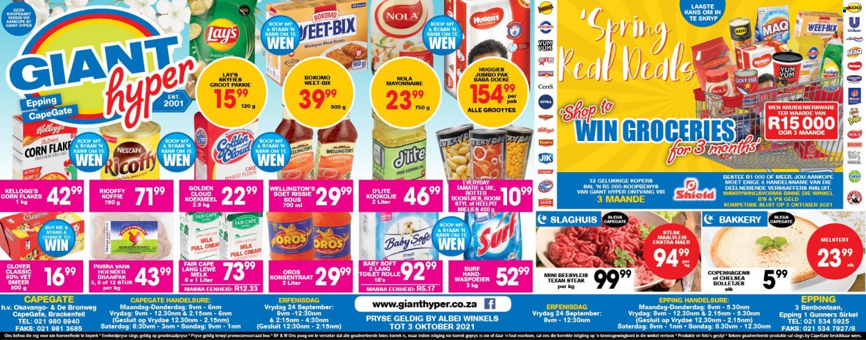 Giant Hyper specials - 25/09/2021 - 03/10/2021. Page 1
