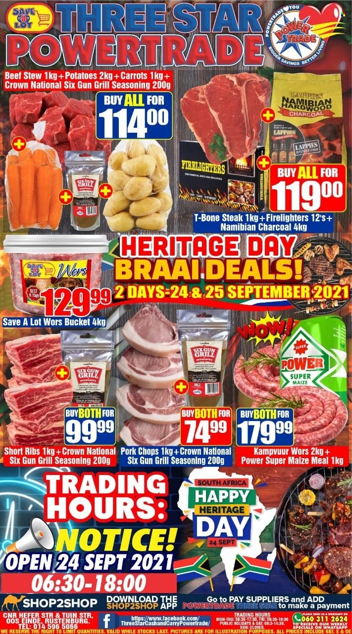 Three Star Cash and Carry specials - 24/09/2021 - 25/09/2021. Page 1