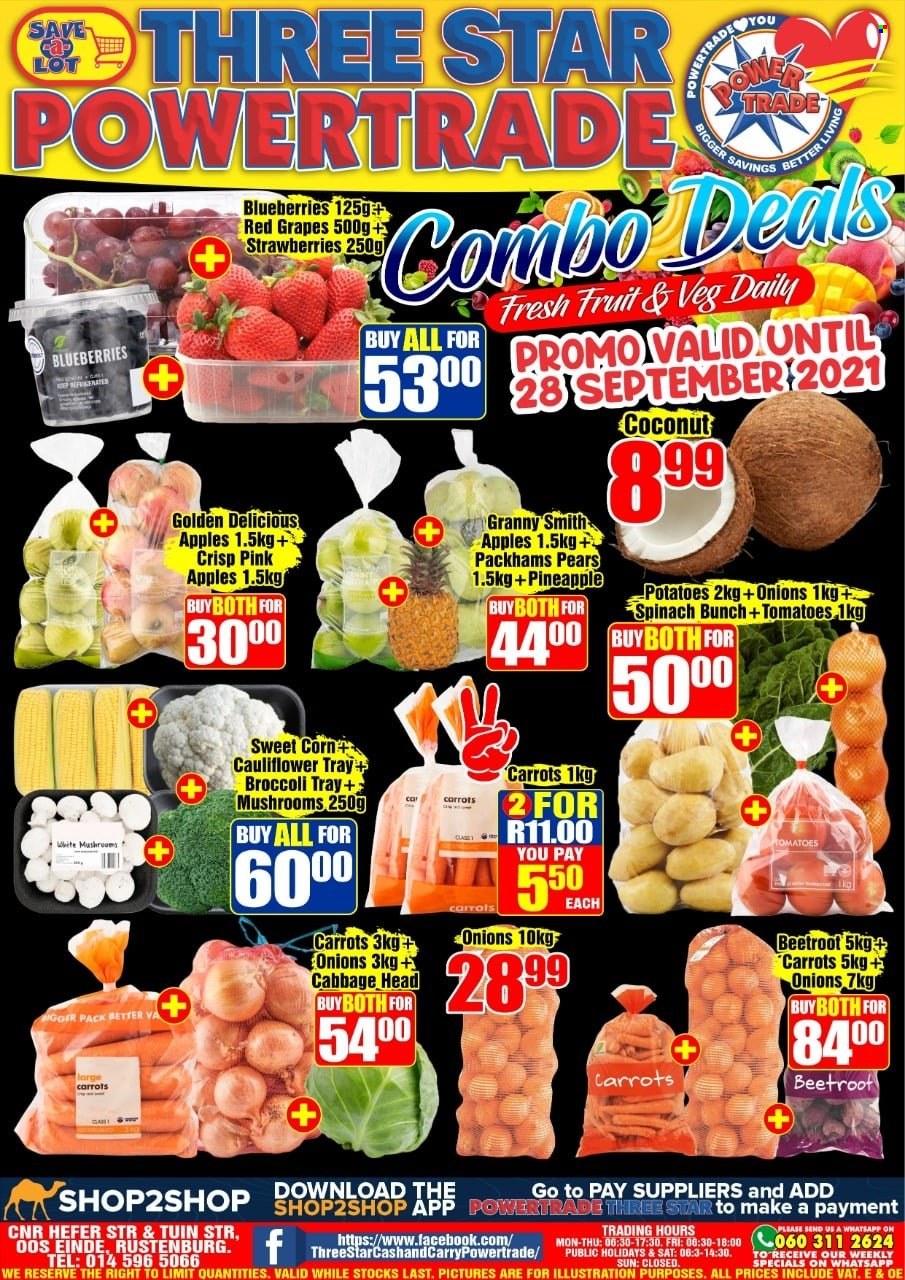 Three Star Cash and Carry specials - 21/09/2021 - 28/09/2021. Page 1