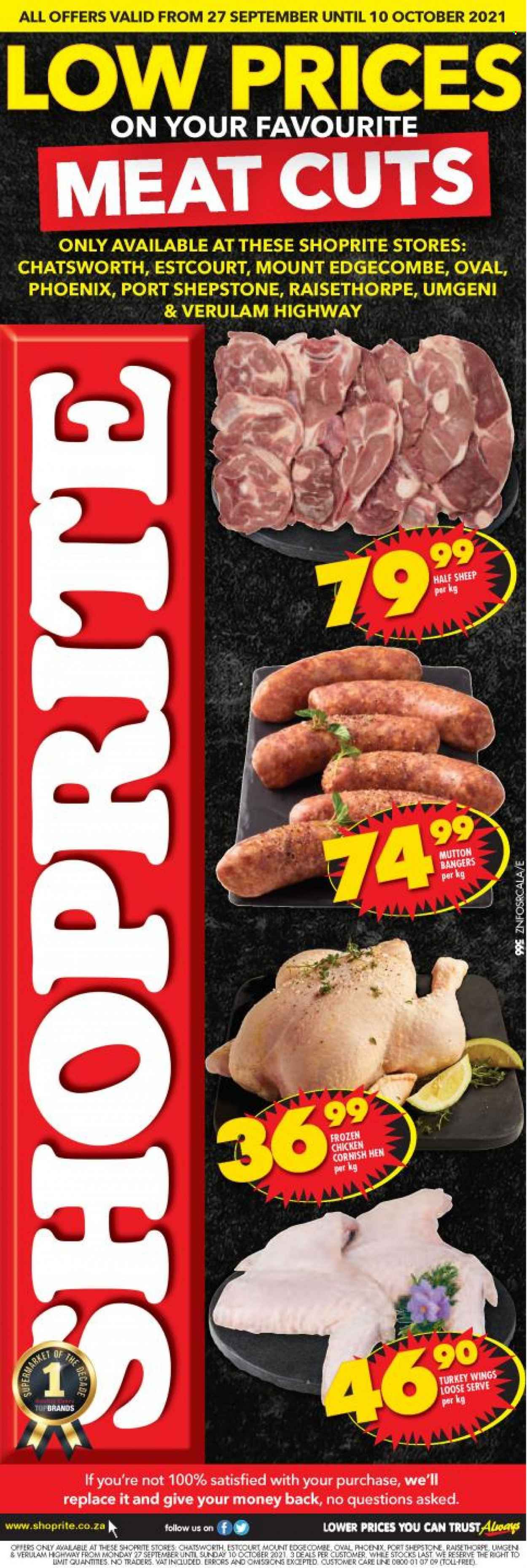 Shoprite specials - 27/09/2021 - 10/10/2021. Page 1
