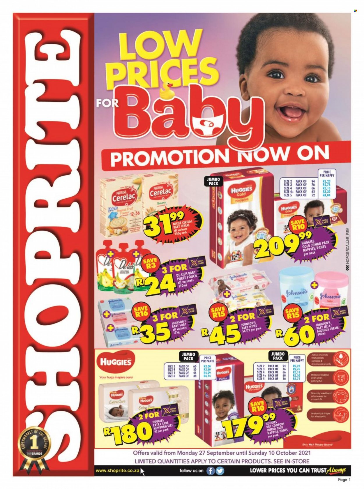 Shoprite specials - 27/09/2021 - 10/10/2021. Page 1