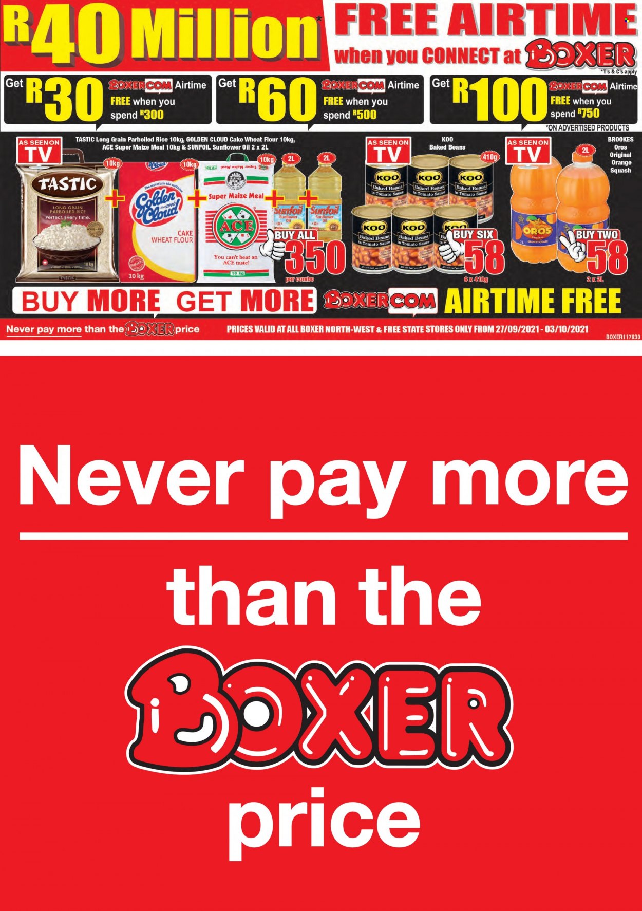 Boxer specials - 28/09/2021 - 28/09/2021. Page 1