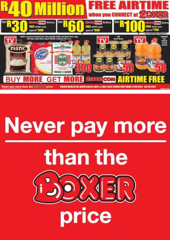 Boxer catalogue  - 28/09/2021 - 28/09/2021.