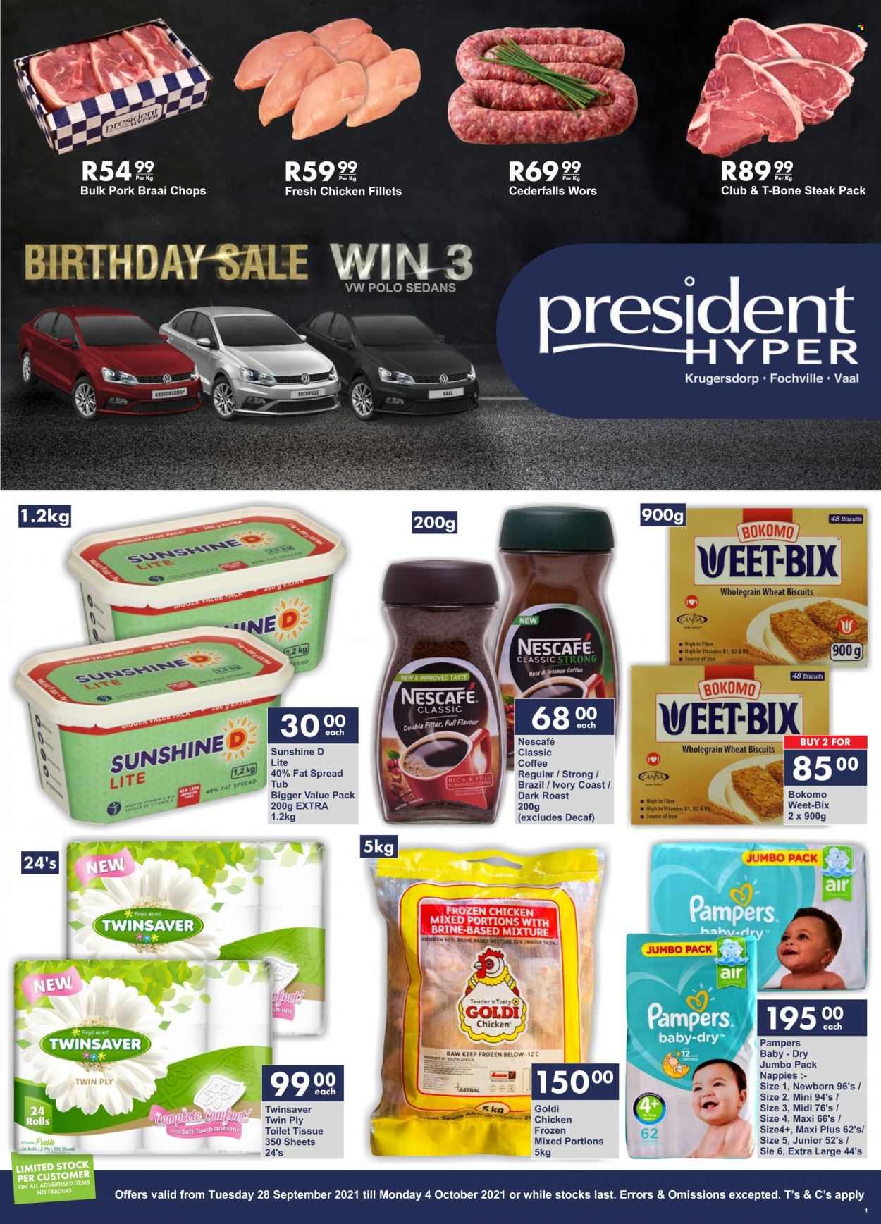 President Hyper specials - 28/09/2021 - 04/10/2021. Page 1