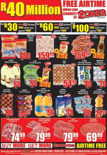 Boxer catalogue  - 29/09/2021 - 03/10/2021.