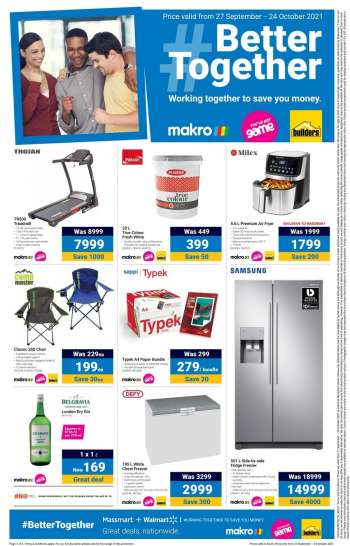 Game catalogue  - 27/09/2021 - 24/10/2021.