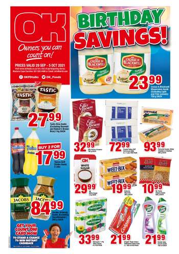 OK Foods catalogue  - 29/09/2021 - 05/10/2021.
