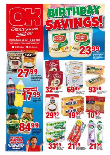 OK Foods catalogue  - 29/09/2021 - 05/10/2021.