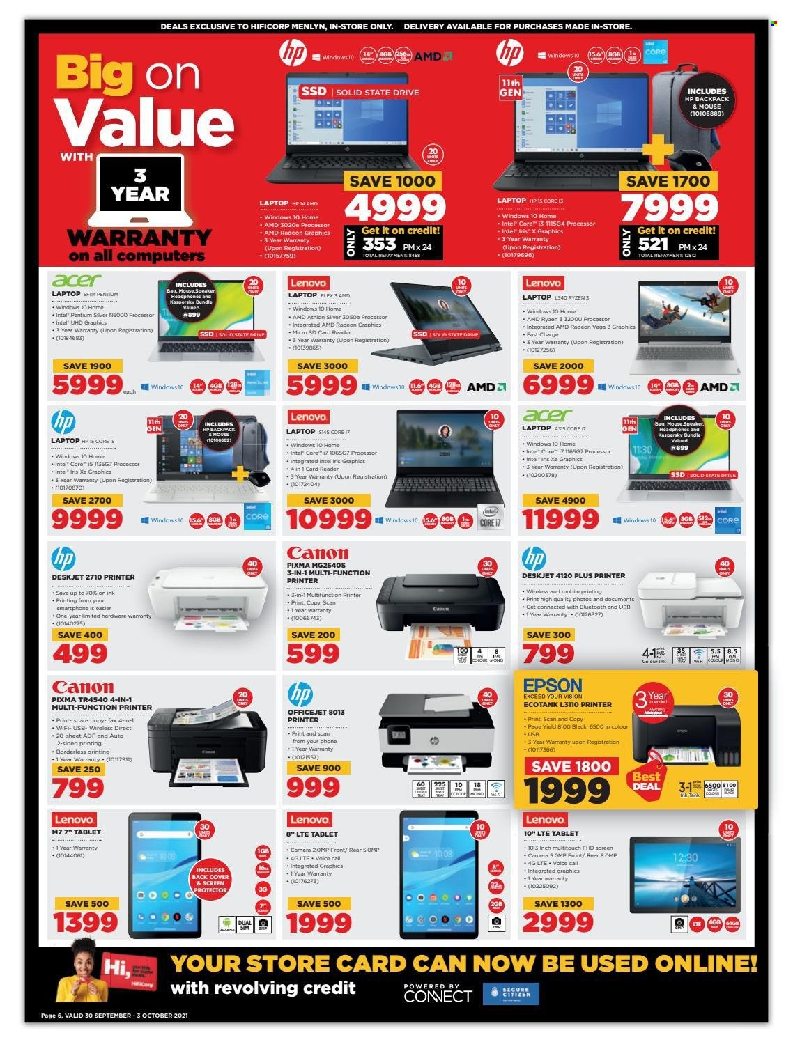 HiFi Corp specials - 30/09/2021 - 03/10/2021. Page 6