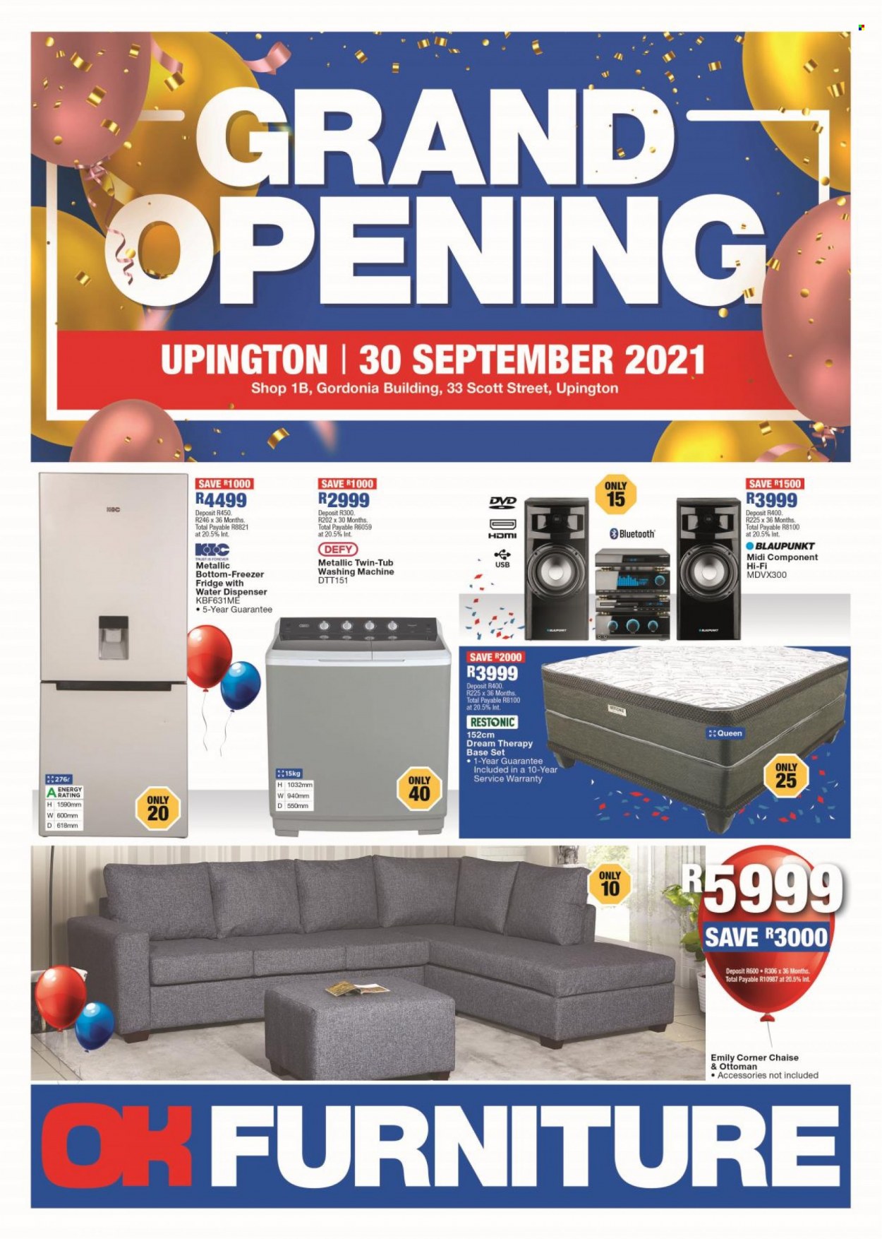 OK Furniture specials - 30/09/2021 - 02/10/2021. Page 1
