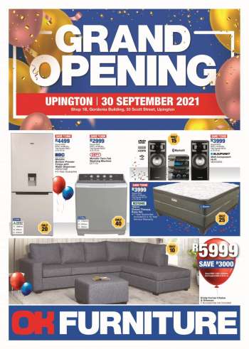 OK Furniture catalogue  - 30/09/2021 - 02/10/2021.
