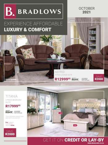 Bradlows catalogue  - 04/10/2021 - 31/10/2021.
