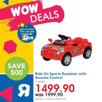 Toys R Us catalogue  - 01/10/2021 - 07/10/2021.