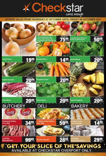 Checkstar catalogue  - 07/10/2021 - 08/10/2021.