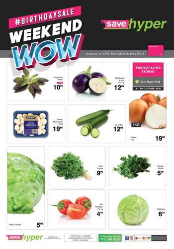 Save hyper catalogue  - 08/10/2021 - 10/10/2021.