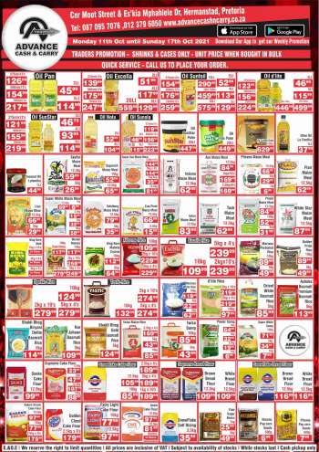 Advance Cash & Carry catalogue  - 11/10/2021 - 17/10/2021.