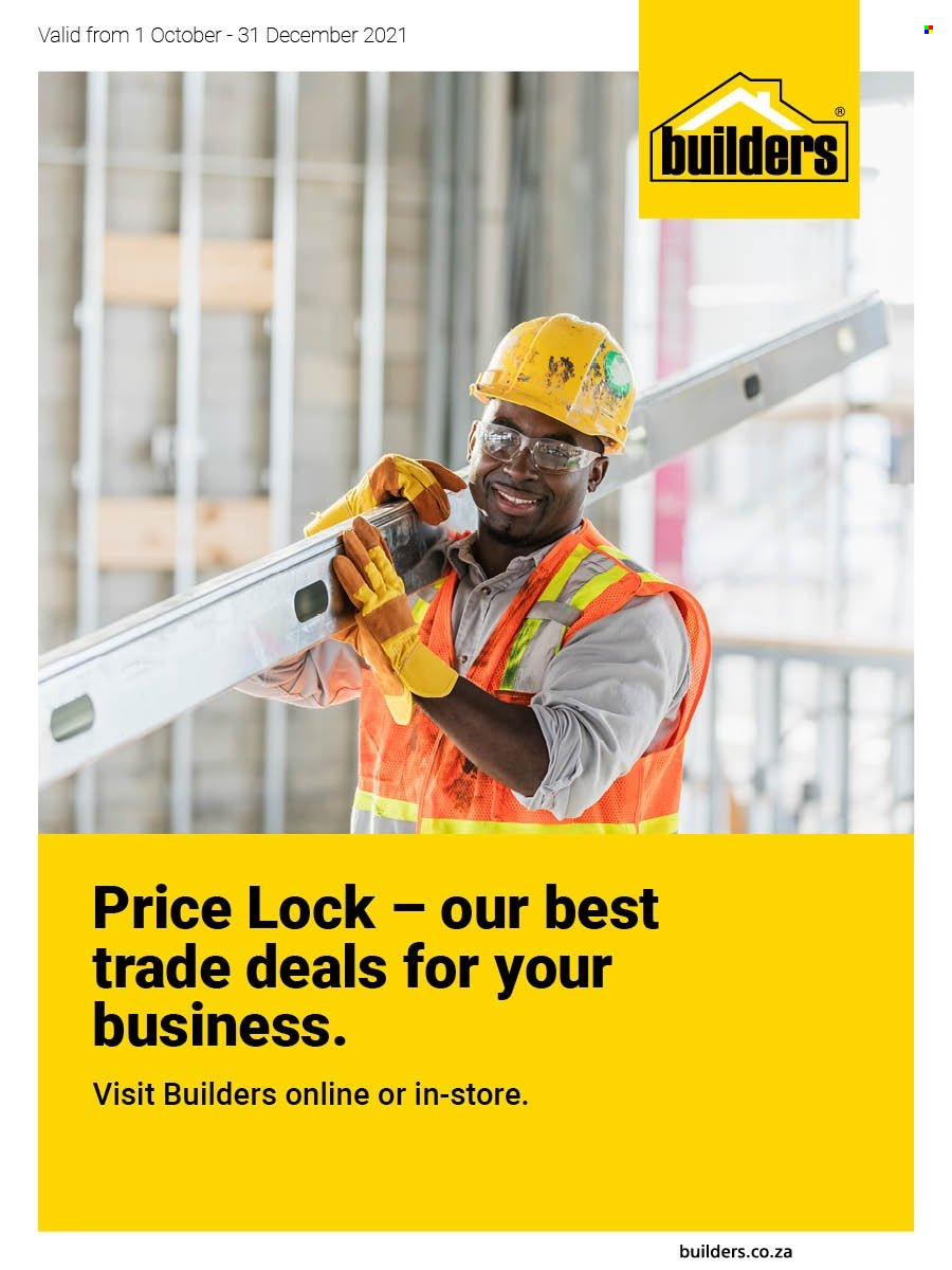 Builders specials - 01/10/2021 - 31/12/2021. Page 1