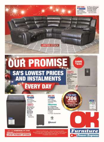 OK Furniture catalogue  - 18/10/2021 - 31/10/2021.