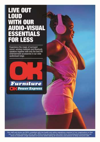 OK Furniture catalogue  - 18/10/2021 - 31/10/2021.