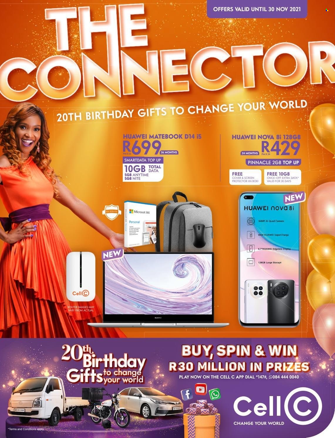 Cell C specials - 18/10/2021 - 30/11/2021. Page 1