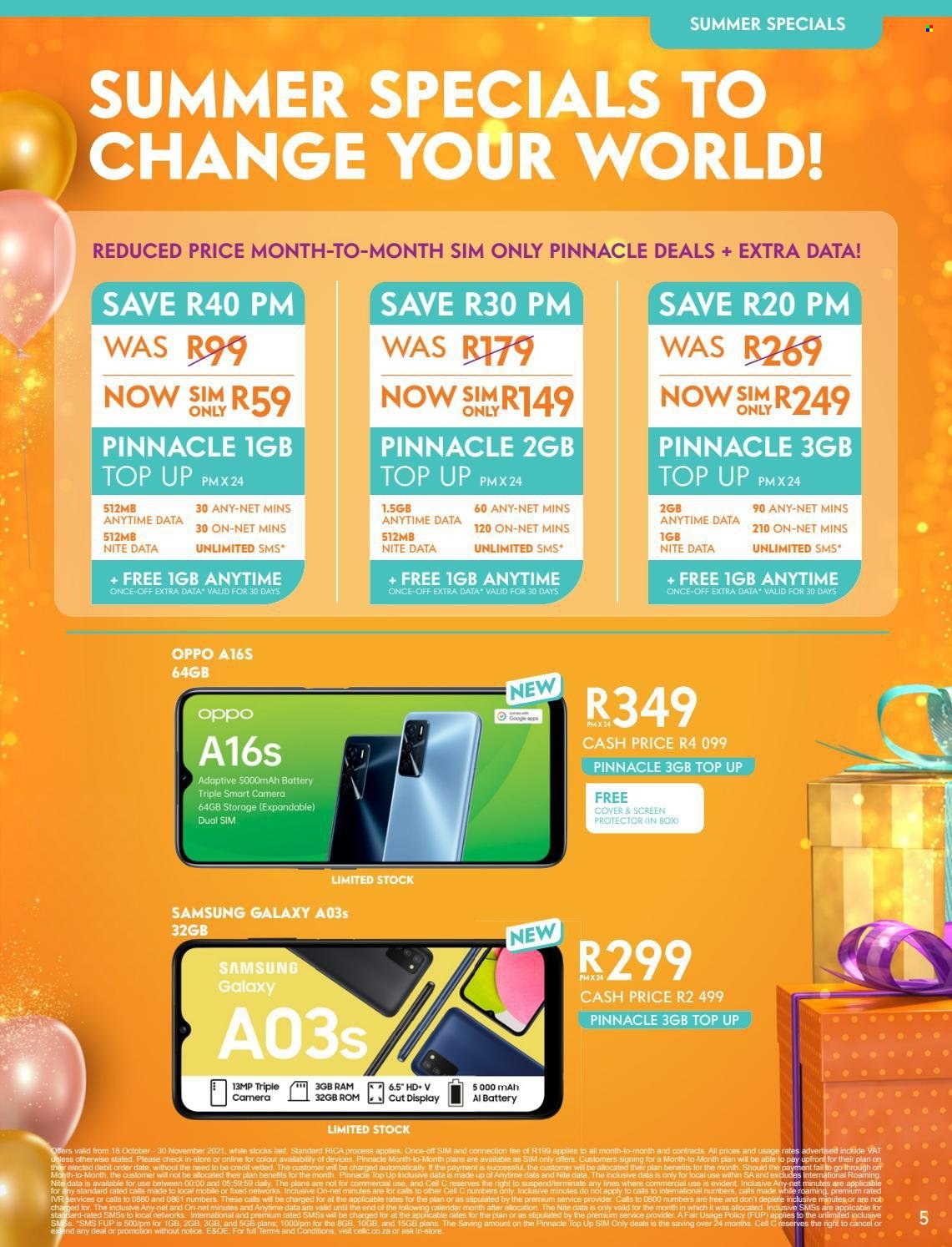 Cell C specials - 18/10/2021 - 30/11/2021. Page 5