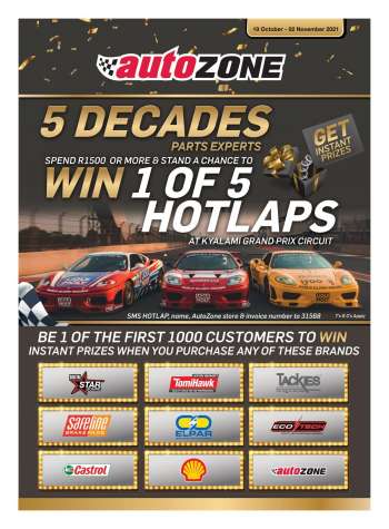 AutoZone catalogue  - 19/10/2021 - 02/11/2021.