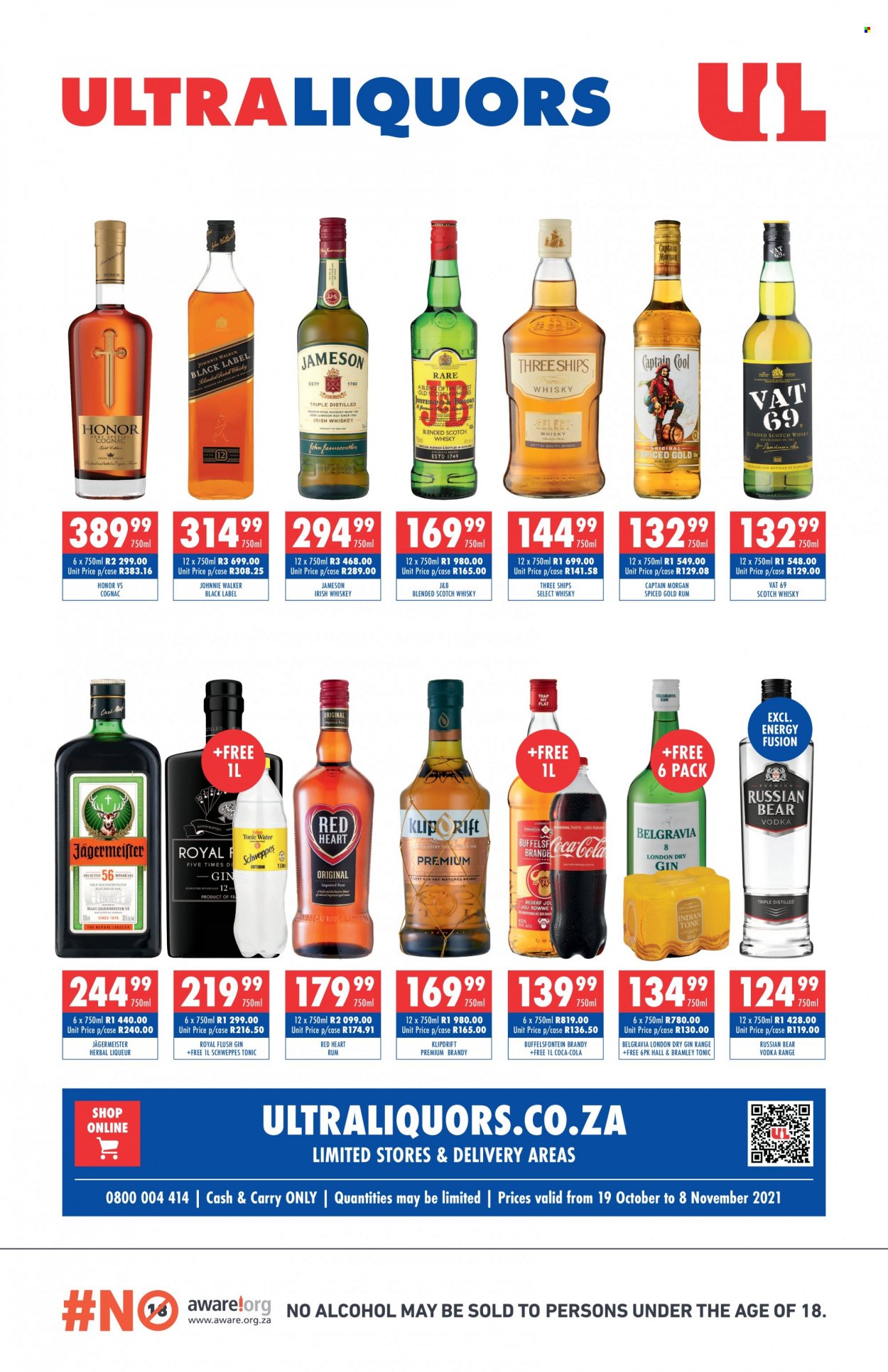 Ultra Liquors specials - 19/10/2021 - 08/11/2021. Page 1