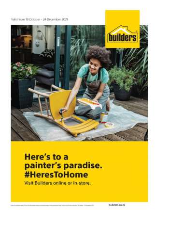 Builders catalogue  - 19/10/2021 - 24/12/2021.