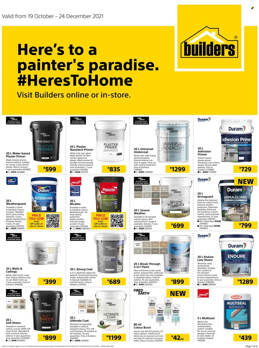 Builders specials - 19/10/2021 - 24/12/2021. Page 1