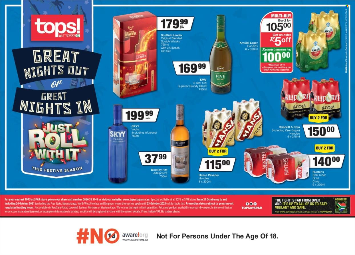 TOPS at SPAR specials - 21/10/2021 - 24/10/2021. Page 1