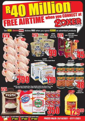 Boxer catalogue  - 25/10/2021 - 07/11/2021.