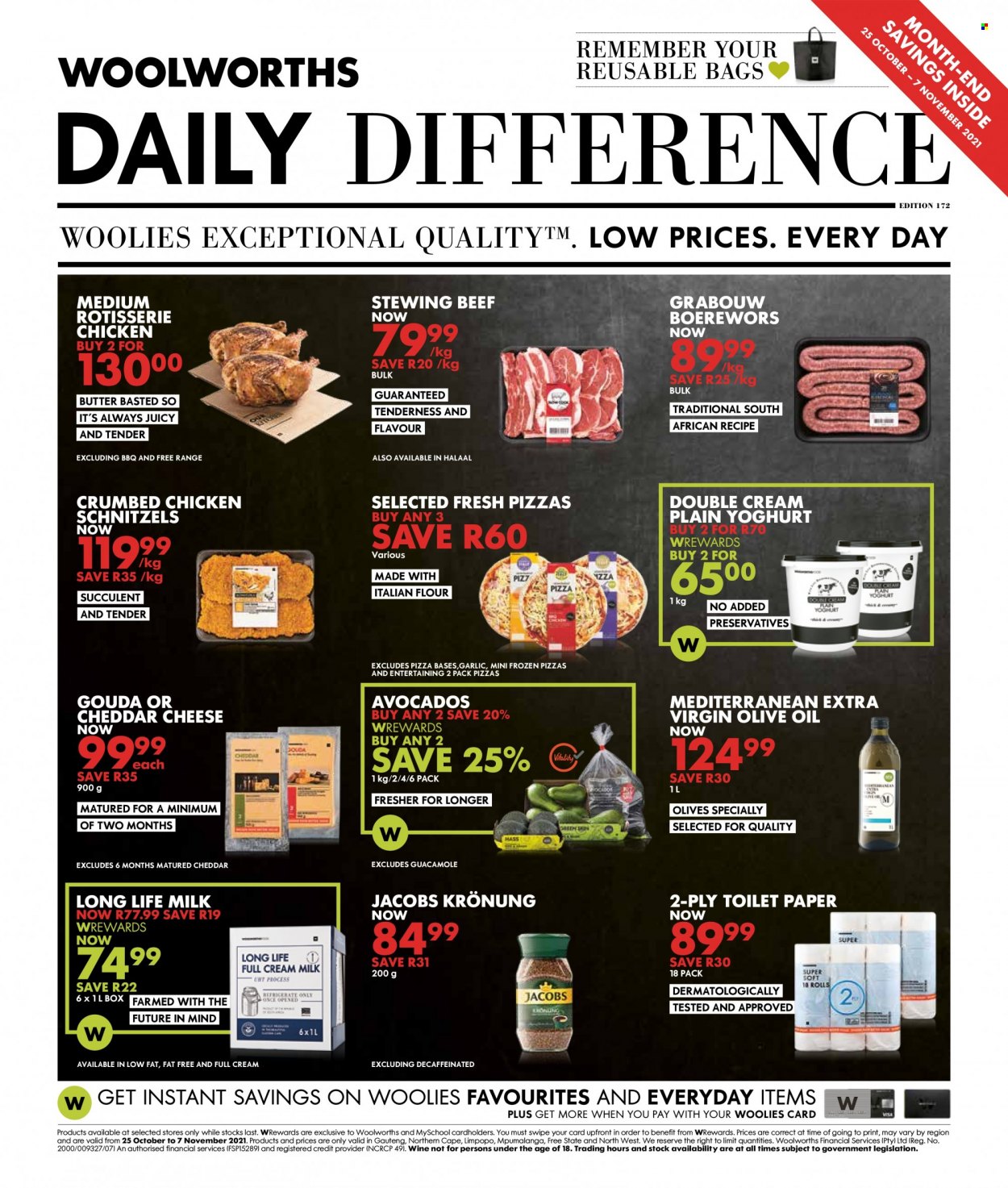 Woolworths specials - 25/10/2021 - 07/11/2021. Page 1