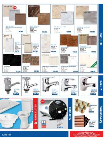 BATHROOM price - CASHBUILD • Today's offer from specials