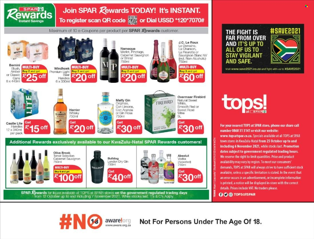 TOPS at SPAR specials - 25/10/2021 - 06/11/2021. Page 12