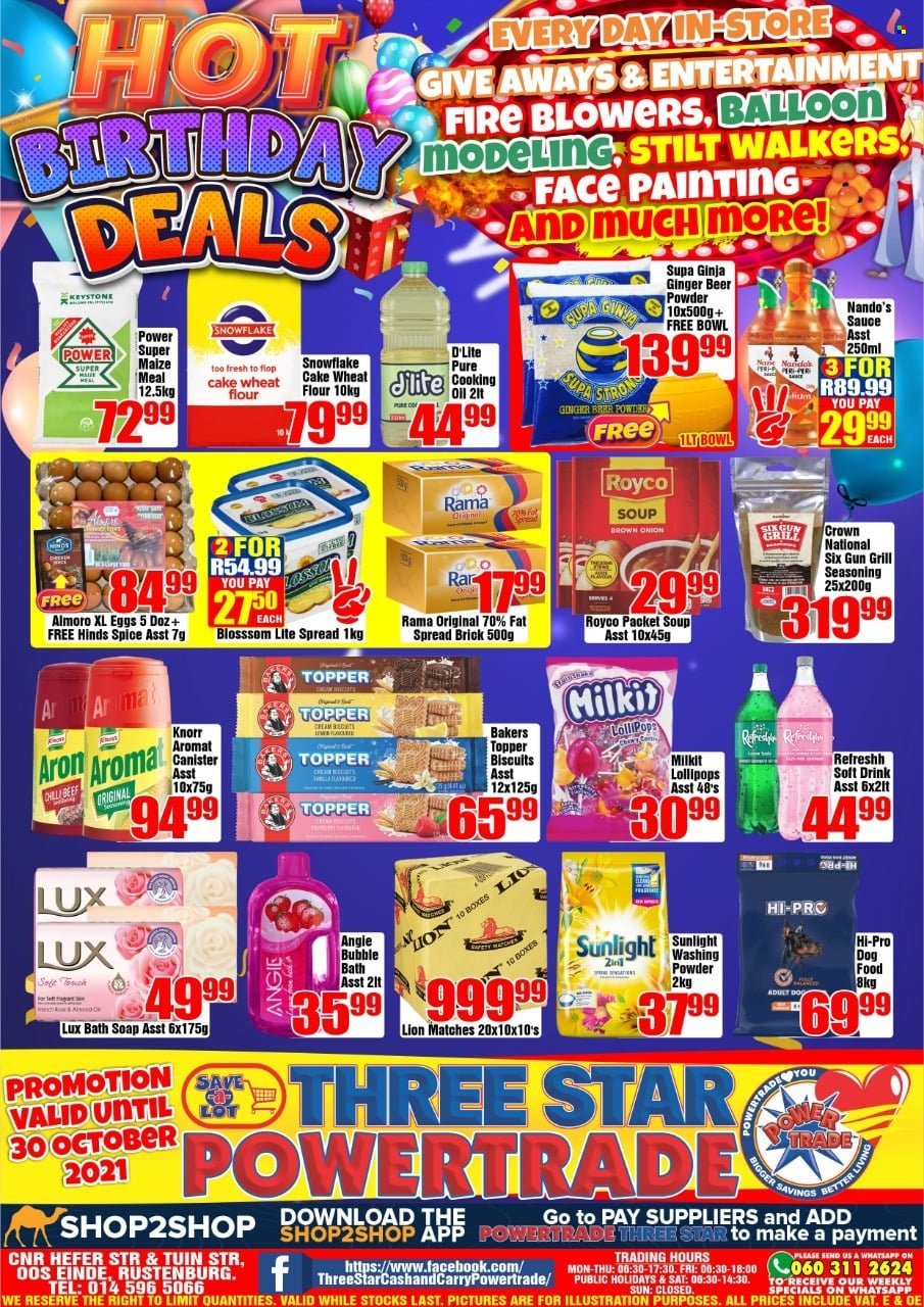 Three Star Cash and Carry specials - 25/10/2021 - 30/10/2021. Page 1