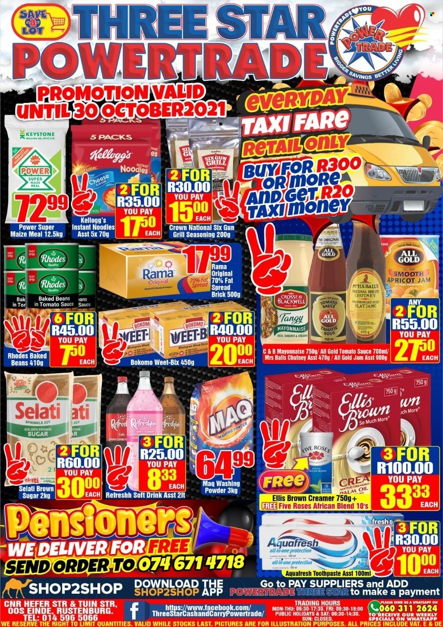 Three Star Cash and Carry specials - 25/10/2021 - 30/10/2021. Page 1