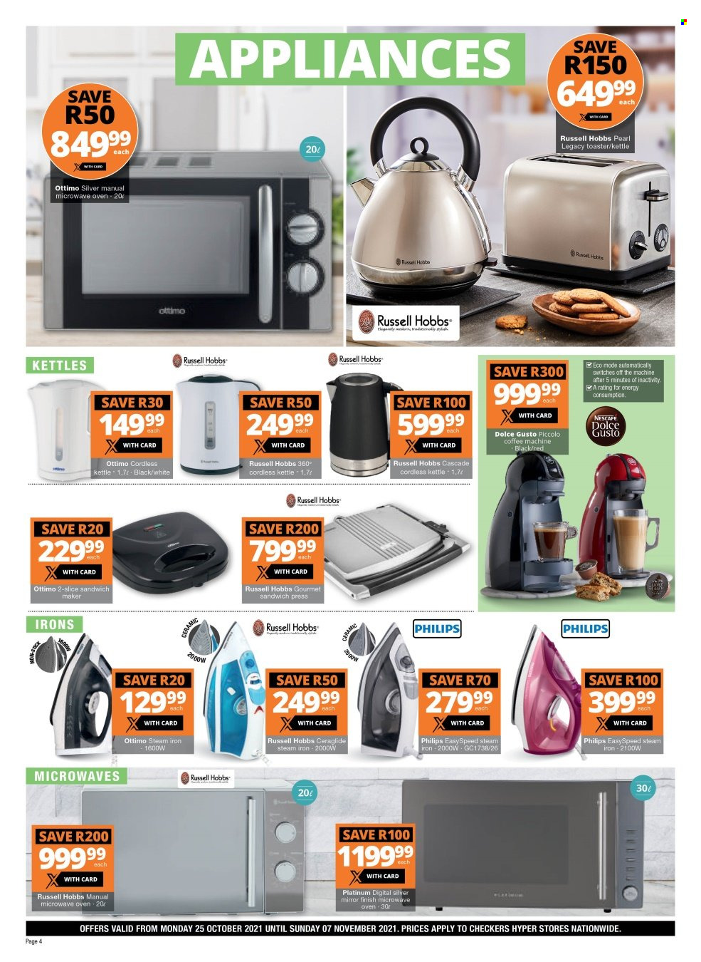 Checkers specials - 25/10/2021 - 07/11/2021. Page 4
