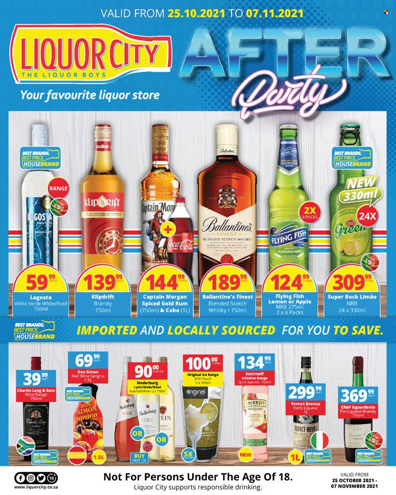 Liquor City specials - 25/10/2021 - 07/11/2021. Page 1