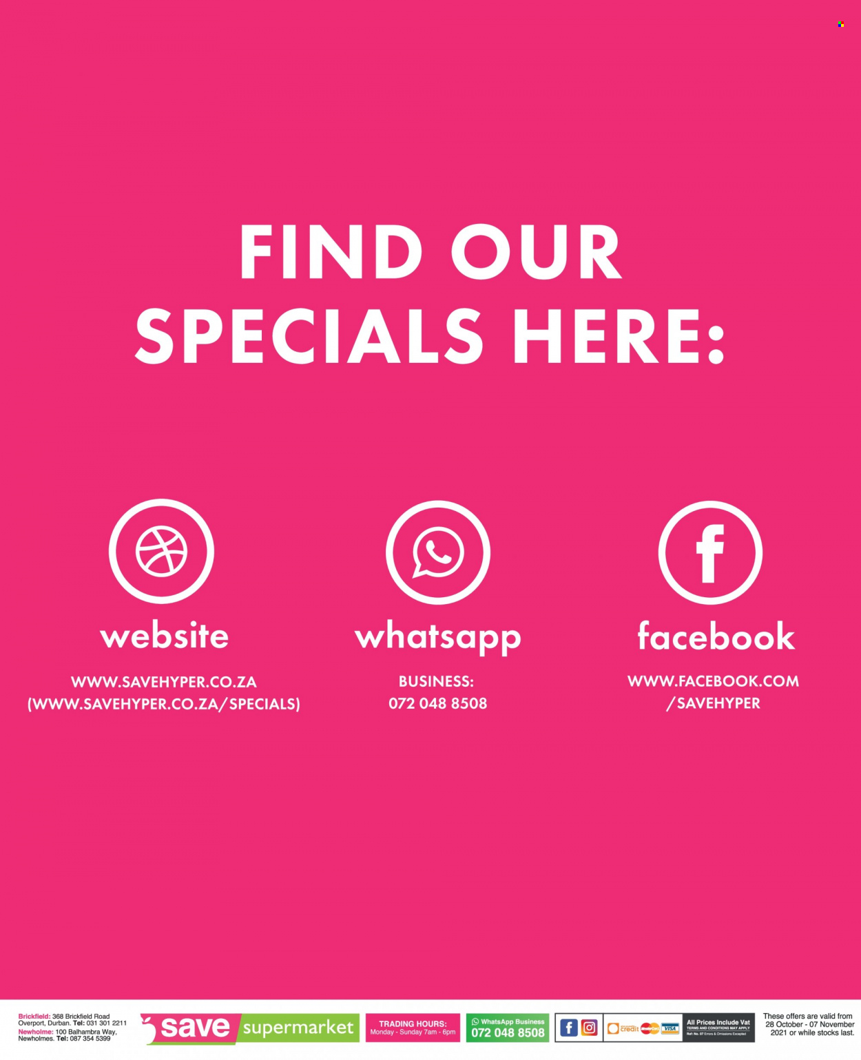 Save supermarket specials - 28/10/2021 - 07/11/2021. Page 31