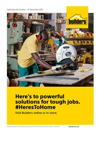 Builders catalogue  - 26/10/2021 - 27/12/2021.